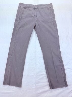 NWT Pharaoh Grey Pants with Fringe Bottom sz 6